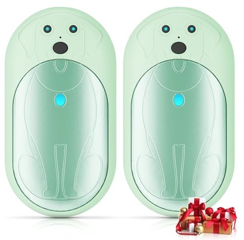 Lepwings Handwärmer Elektrisch, 2er-Pack, 6000 mAh Taschenwärmer Wiederverwendbar mit 3 Modi, 20 Stunden Lang Anhaltende Wärme, Tragbarer USB-Aufladbarer Handwärmer für Outdoor im Winter