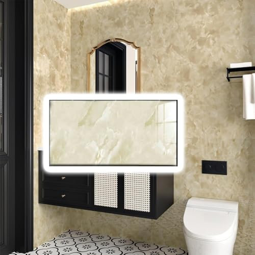 HSIRYAOHD Deckenfliesen, Deckenverkleidung, 3 mm, Wintergartenverkleidung, Dusche, nasse Wandpaneele, PVC-Decke, dekorative Klebeplatten, schmutzabweisend, geschnitten und geschnitten
