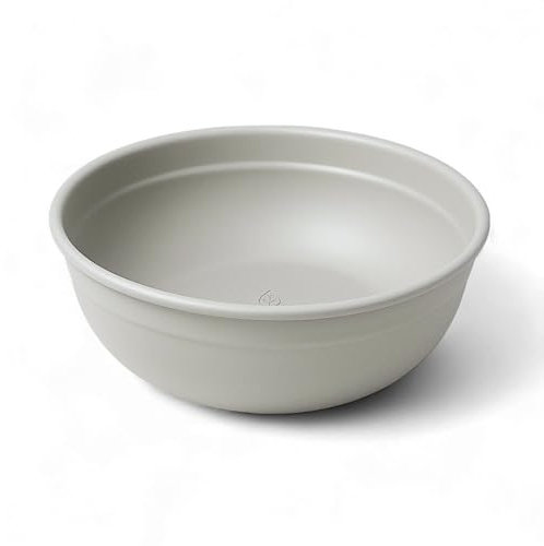 Livlig53 LIVLIG Bassine de lavage en métal - Diamètre : 33 cm - Bol décoratif - Mini bassin à eau - Jardinière pour plantes d'extérieur - Grège