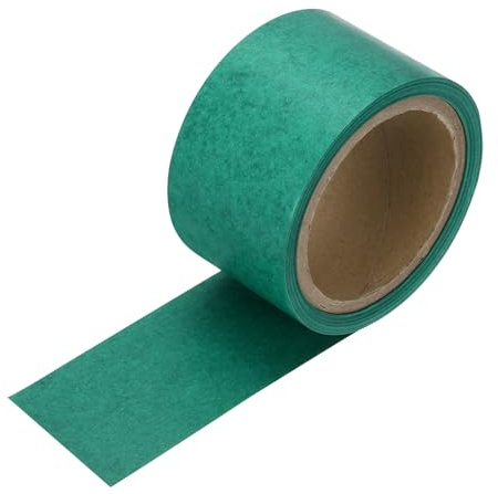 sourcing map Electrical Insulating Fish Paper 60mm, 10m/33ft Green Battery Insulator Gasket Paper Sheet for 18650 21700 26650 Battery Pack