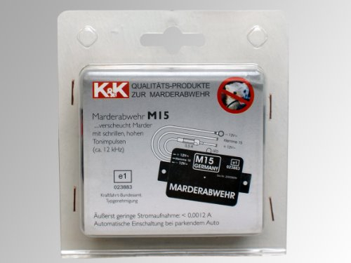 K&K M15 - Das Starter Marderabwehrgerät: Marderabwehr mit ultrahohen Tönen