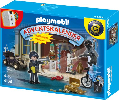 PLAYMOBIL 4168 Adventskalender Polizeialarm! Schatzräuber auf der Flucht