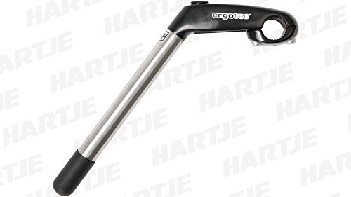 ErgoTec Unisex – Erwachsene Eagle 2 Tube Vorbau, Silber,schwarz, 230 mm