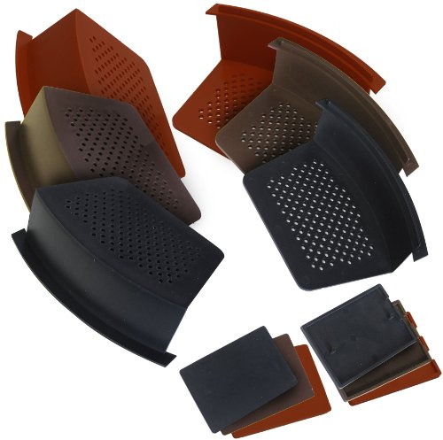 EasyVerge U Dry Verge Eaves Starter Pack Ridge Closure - Brown