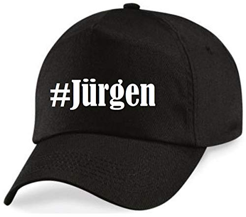 Reifen-Markt Base Cap Hashtag #Jürgen Größe Uni Farbe Schwarz Druck Weiss