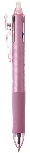 Pilot Frixion LKFB-80EF-P Kugelschreiber, 4 Farben, rosa Körper