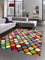 CARPETIA Teppich Design Wohnzimmer Teppich bunt Gemustert Größe 200 x 290 cm