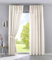 2er Set Vorhänge Verdeckte Schlaufen Cationic »JENA« HxB 145x140 cm Creme Blickdicht Leinen Optik Gardinen Meliert Gardinenband mit Raffhalter, 2019037-2
