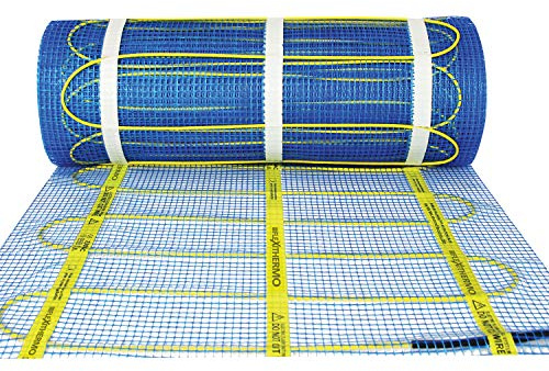 Flexithermo™ Standart elektrische Fußbodenheizung Einzelheizmatte I Heizleistung: 150 W/m² (12,0m x 0,5m; 6m²) I Fußbodenheizung elektrisch für Böden aller Art I Ohne Digital-Thermostat