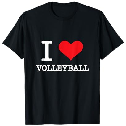 Volleyballer Volleyballspieler - I Love Beach Volleyball T-Shirt