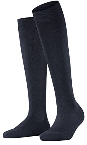 FALKE Damen ClimaWool Kniestrümpfe atmungsaktive klimaregulierende geruchshemmende Wolle Lyocell sehr langlebig verstärkt elegant fein ultra leichtes Gefühl auf der Haut 1 Paar