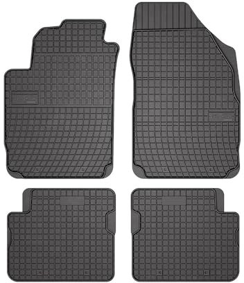 OMAC Gummi Fußmatten kompatibel mit Alfa Romeo Giulietta 2010-2020 Gummi TPE Schwarz 4X