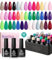 beetles Gel Polish 20 Colors Christmas Gel Nail Polish-Luxury Club Collection with Glossy & Matte Top Coat and Base Coat Red Green Purple Pink Soak Off UV Gel Shiny Blue Glitter Nails Gift for Her