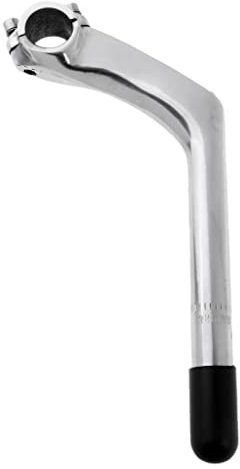 rockible Fahrradlenker Vorbau Retro Design Aluminiumlegierung 1 Zoll, Silber