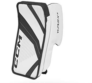 CCM YTFLEX 3 Blocco da portiere per hockey su ghiaccio, Youth (Bianco/Nero/Nero, Regolare)