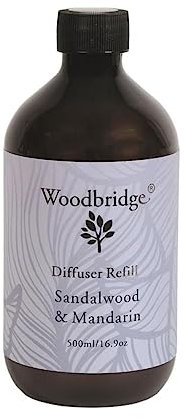 Aroma Accessories Woodbridge Sandalwood & Mandarin Reed Diffuser Liquid Refill 500ml