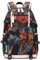 CUURODY Zaino Uomo Grande Ragazzo Zaini da Scuola 15.6 Pollici Zaino Porta PC Impermeabile Tessuto Oxford Business Laptop Zainetto Viaggio Università Daypack Fiore A