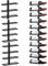 YOLEO Wall Mounted Wine Rack for 11 Bottles, DIY Sturdy Wall Wine Storage Holders, Towel Rack, Wine Bottle Organizer, Freely Splicing Install, Perfect for Kitchen Dining Room Bar