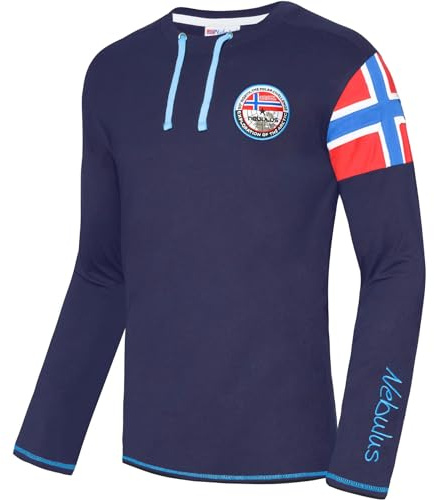 Nebulus Herren Langarmshirt FRERK, Longsleeve, Rundhalsausschnitt