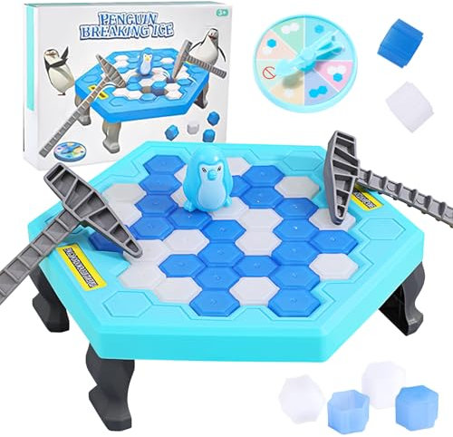 JWTRSVTY Eisbrecher Pinguin Spiel, Rettet Den Pinguin Eisbrecher, Save The Penguin-Spiel, Penguin Peril Familien Brett Spiel, Brettspiel Gesellschaftsspiel, für Gesellschaftsspiele Kinder Ab 3 Jahren