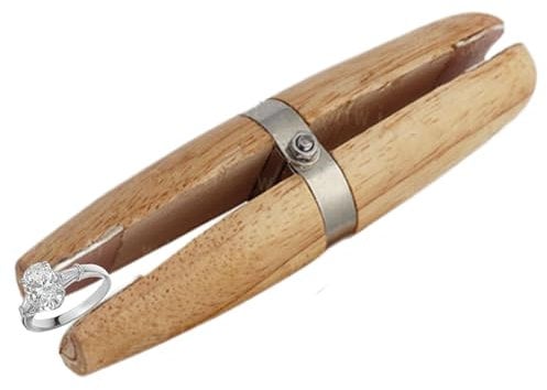 Jewelry Clamps for Jewelry Making | Wooden Rings Clamps - Wedge Jewelers Hand Tool Jewelry Making Filing Polishing Buffing Stone Setting Rings Clamping Holding Tool