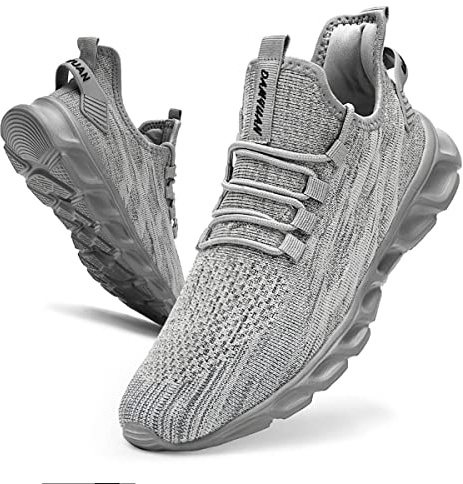 VGPSFN Herren Laufschuhe – atmungsaktiv, leicht, bequem | Sneaker, Schuhe, Sportschuhe, Turnschuhe, atmungsaktives Knit, flexible EVA-Sohle, für Jogging, Fitness, Outdoor, Alltag