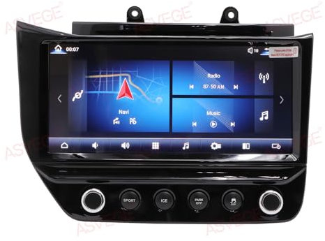 ASVEGE 10.4 Zoll Auto-Stereoanlage für Maserati GT GranTurismo 2007-2018 Multimedia Player GPS Navigation Carplay& Andriod Auto WiFi 4G Radio Receiver Ersatz Head Unit