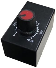 Mini DC 0–10 V/1–10 V Knopfdimmer 0–100% PWM stufenloses Dimmen elektronisches Potentiometer(Big)