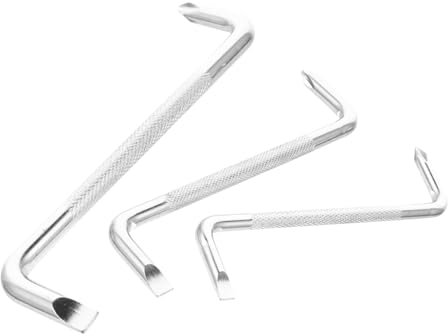 jojofuny Offset Screwdriver Set 3 Pcs Z-Type Double Head Micro Screwdrivers with Magnetic Tips for Precision Work Mini Flathead for Awkward Spaces