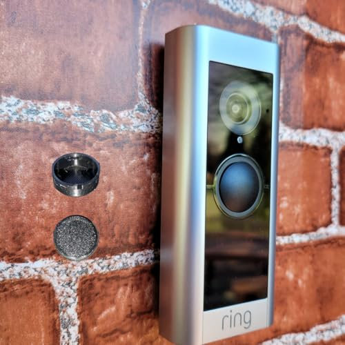 Ring Doorbell Pro Button Replacement 2-Pack - PETG, UV & Weather Resistant. Fits Ring Pro models, easy install, durable. Fix your doorbell fast!