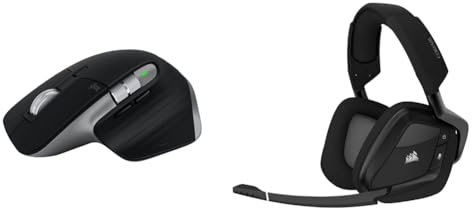 Logitech MX Master 3S & Corsair Void RGB Elite Auriculares Inalámbricos