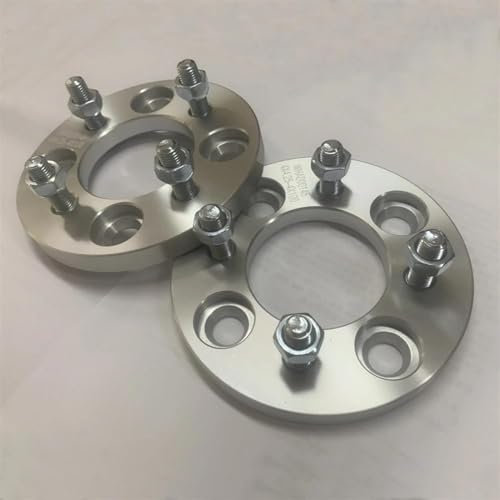 DZSQTUND Spurverbreiterung 2 Stück 20Mm PCD 4 X 108 Bis 4 X 100 Spurverbreiterungen/Adapter Mittelbohrung 71Mm Bolzen M12 X 1,5 Radabstandshalter
