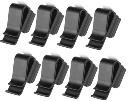 Abaodam Golfschläger-Clips, Organizer, Clips, Putter-Klemme, Golfschlägerklemme, Schlägerhalter, Golftasche, Zubehör, Putting-Clip, Golfzubehör, Golftaschenhaken, Schwarz, 8 Stück