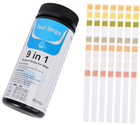 Garneck 50pièces Kit De Test Eau Pour Piscine De Test Ph Testeur Eau à Colorimétrique Rapide