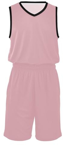 GuoChe Short et maillot de basket rose, coloré, M