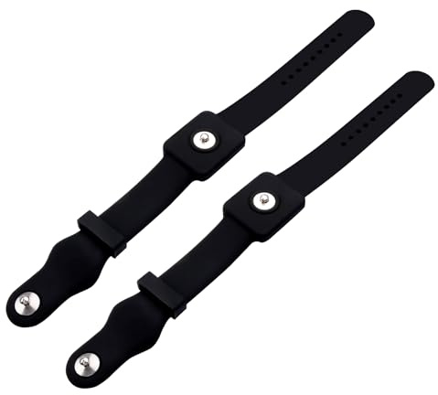 TIENFOKOTA antistatische Handgelenkbänder, 9 Zoll verstellbare ESD-Erdungsarmbänder, kompatibel mit 3.5mm Schnappkabeln, geeignet für die Reparatur elektronischer Geräte Repair and Assembly (2 Stück)