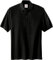 Medium Black Quality Polo Shirts with Front Placket and Button Ideal for Work wear or Casual wear