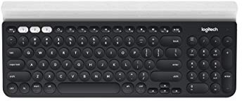 Logitech K780 Bluetooth QWERTY Inglese Nero, Bianco