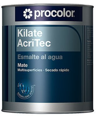 Procolor-Esmalte al agua kilate Acritec mate blanco 250 ml