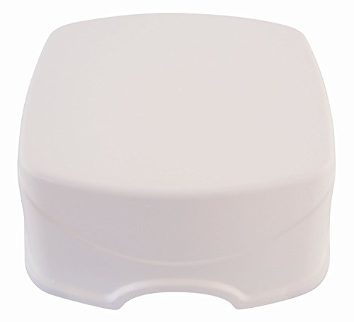 Bieco 79000115 Kinder Tritthocker und Sitz in einem, Weiß, ab 12 Monate bis etwa 10 Jahre