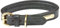 WeatherBeeta Padded Leather Dog Collar, Black, Large