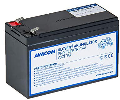 AVACOM PBPP-12V008-F2W Batterie Plomb-Acide 12 V 9 Ah pour Peg Pérego F2