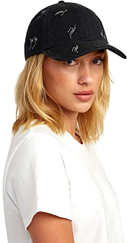 RVCA Herren Staple DAD HAT Baseball Cap, Schwarz, Einheitsgröße