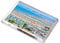 AWS Rimini Magnet aus PVC, starr, Riviera Romagnola, Italien, Fridge, Kühlschrankmagnet aus hartem Kunststoff, mit Fotobild, Panorama, Meer und Strand mit Sonnenschirmen im Sommer
