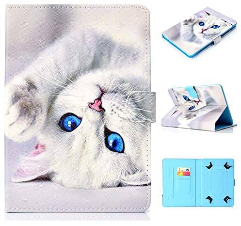 RLTech Coque pour LNMBBS X30-10.1 Pouces Étui Universel Stand Coque pour LNMBBS X30/UNNU 10 Pouce/UCSUOKU 10 Pouce/MDY 10 Pouce, Chat