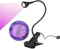 FAMKIT Big Chip 395 nm UV-LED-Schwarzlicht mit Schwanenhals und Klemme für UV-Gel-Nägel und UV-Aushärtung, Handy-Reparatur, tragbares Ultra-Violett-Schwarzlicht, 5 V USB-Eingang