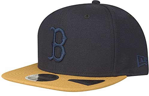 New Era Original-Fit Snapback Cap - Boston Red Sox Navy tan