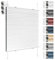 Deswell Plissee Verdunklung Klemmfix Wabenplissee B80 x H120 cm Weiß Thermoplissee ohne Bohren Faltrollo für Fenster & Tür, 100% Blickdicht, Sonnen-, Sicht- & Schallschutz Wärmeisolierung