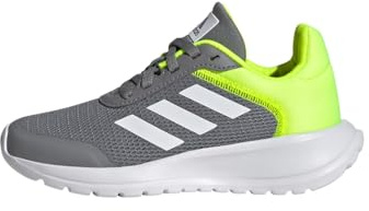 adidas Tensaur Run Shoes Unisex Laufschuhe, Grey Three Cloud White Lemon, 38 EU
