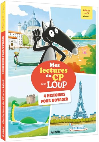 Mes lectures du cp avec loup - niveau 1 - 4 histoires pour voyager